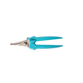 OASIS Forage Spring-Loaded Floral Stem Cutter | Stainless Steel Serrated Blades | Bright Blue Soft Grip Handle