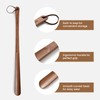Wooden Shoe horn Long Handle for Seniors -23.6in Long handled