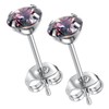 1 Pair Implant Grade Titanium Earrings Stud Set Hypoallergenic Earrings