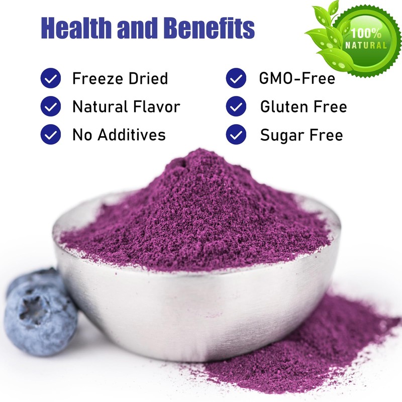 Hee Creek 100% Pure Blueberry Powder 10oz/ 283g Freeze Dried