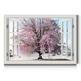 Renditions Gallery Nature Wall Decorations Pictures & Prints Season of Spring Tree Wall Hanging Canvas Prints for Bedroom Dining Living Room Office Home Kitchen Wall Decor - 18"X27"