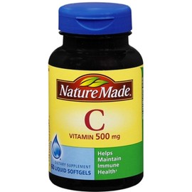 Nature Made Nature Made Vitamin C 500 mg Liquid Softgels 60 Soft Gels (Pack of 4)