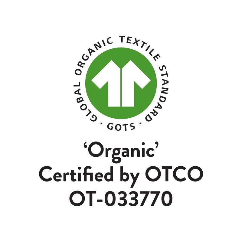 HonestBaby Boys Organic Cotton Changing Pad Cover, Blue Painted Buffalo