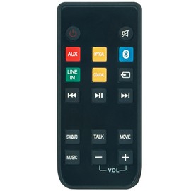 Replacement Remote Control Commander Compatible with Blackweb Soundbar BWA18SB001 37"- 2.1 Channel Sound Bar