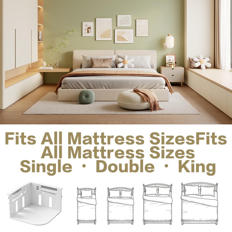 TAGMEIU 4 Pcs Bed Sheet Holder Clips, Mattress Sheet Fasteners
