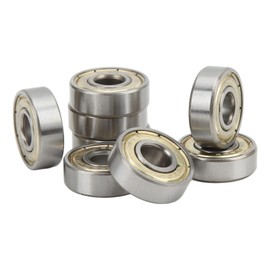 8PCS Ball Bearing 608ZZ ABEC 11 Bearings Carbon Steel Ball Bearings for Skateboards, Twisting Cars, Roller Skates, Dance Boards