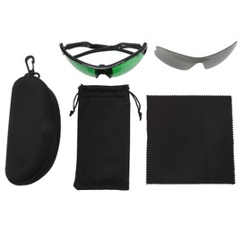 Grow Room Glasses Hydroponic Safety Glasses for Anti-UV HPS LED Light Reflection (Green)