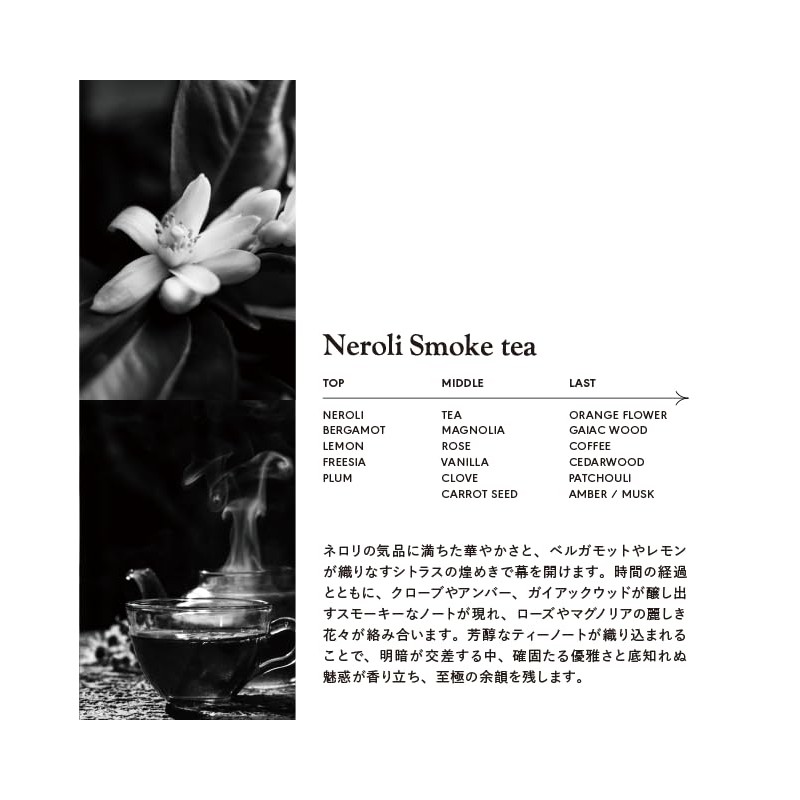 LOA THE OIL ''CARE'' Neroli Smoke Tea Roa The Oil