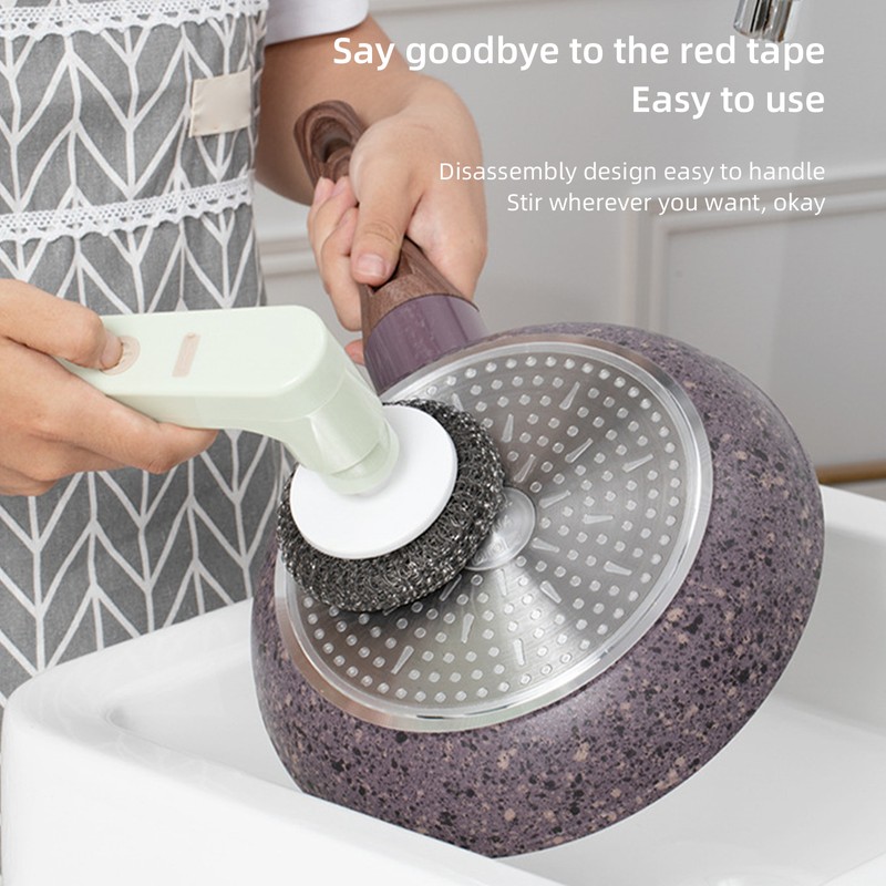 6 In1 Garlic Beater Wireless Garlic Masher Multifunctional Mini Handheld