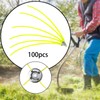 Milageto 100 Pieces String Trimmer Line Grass Trimmer Rope Cutter
