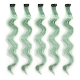 Extensiones De Cabello Coloridas Con Clip Para Fiestas Para