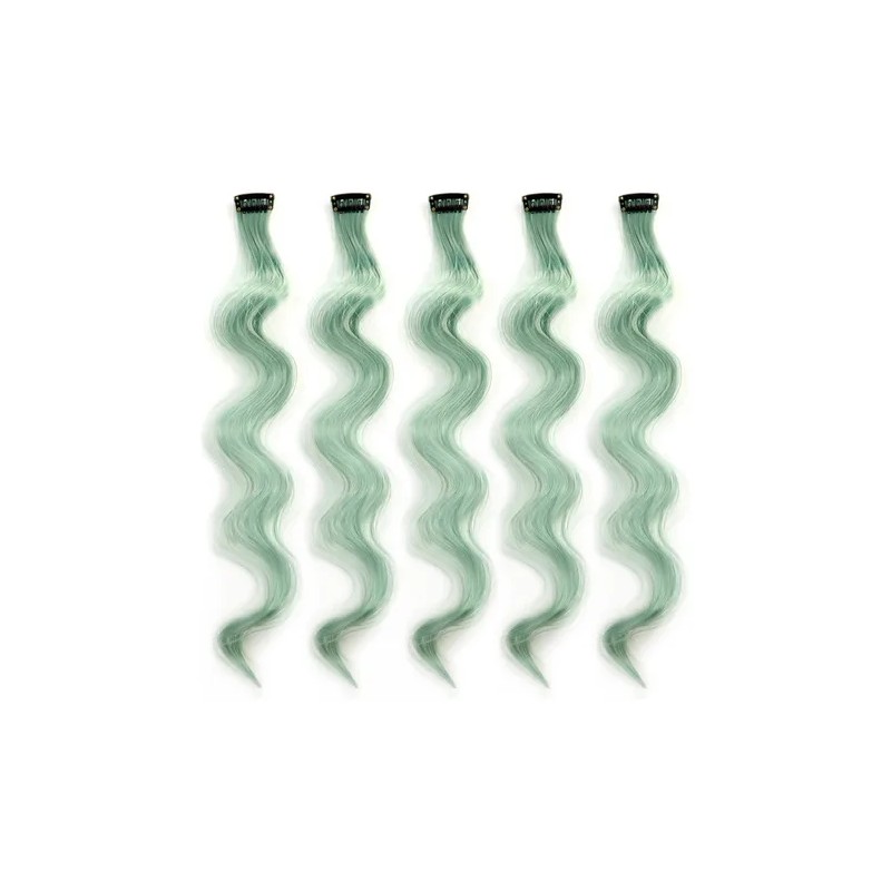 Extensiones De Cabello Coloridas Con Clip Para Fiestas Para