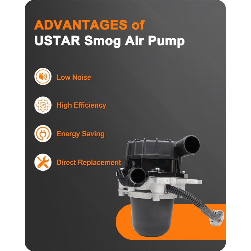 USTAR Secondary Air Injection Pump Compatible with Toyota Tacoma 2005-2015