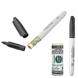 Fake Pen Diversion Safe - Hidden Secret Compartment Decoy Pen Safe to Hide Money Jewelry Small Container To Keep Valuables Safe In Plain Sight Storage Hiding Containers Safes Marker Hider Pens - color: Black, size: Pen - 1 Pack