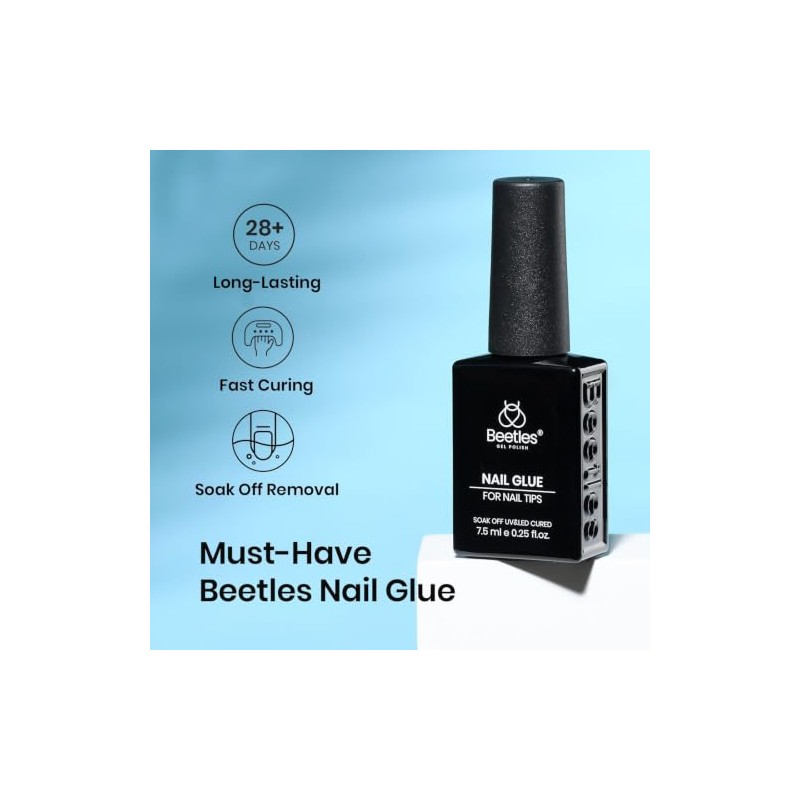 Beetles Pegamento para Uñas en Gel UV 9 en 1