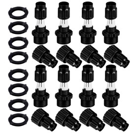 Dhieong 8 Pack Expandable Garden Hose Repair Kit, Plastic Flex Hose Repair Kit, Hose Female Male Connectors Accessories, Repair Connectors Will Repair ¾ Flex Hose Repair Kit. and Quickly