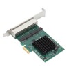 PCIe X1 Network Card 4 RJ45 Port 1000M High Speed
