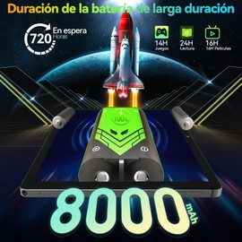 Kinstone Android 12 Octa Core Tablet PC 10.1 Inches, 8GB + 256GB, 7500mAh 2.0GHz Fast Gaming Tablet, 4G LTE Tablets, 1920x1200 FHD IPS, 13MP Camera, 2.4G + 5G WiFi, Bluetooth 5.0 Type C, Metal Frame