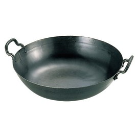 Yamada Iron Fry Pot 9.4 inches (24 cm) (Plate Thickness: 0.06 inches (1.6 mm)