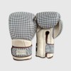 Modest Vintage Player Elite Houndstooth Leather Boxing Gloves (Strap Up)