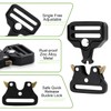 3/4 Inch Tactical Buckle Tactical Duty Buckle Replacement, 2Pack Paracord