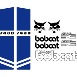MD 743B Style C Decal Sticker kit fits Bobcat