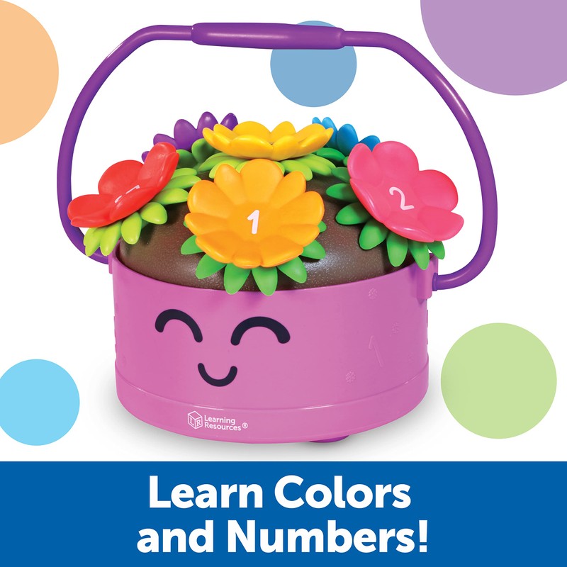 Learning Resources Poppy The Count & Stack Flower Pot -