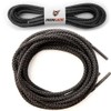 IRONLACE Unbreakable Boot & Shoe Laces - Black - 63
