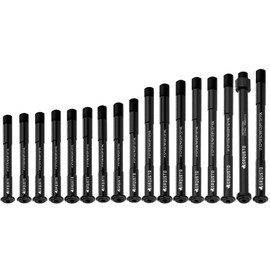 GRQUSTO 1.5mm Thread Pitch Front Rear Thru Axles for Road Mountain Bicyle Suspension Forks Rigid Forks and Bike Rear Frame, 6061 Aluminium Alloy Boost Through Axle: 12mm x 121mm