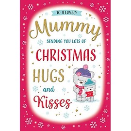 Regal Publishing Cute Christmas Card for Mummy,pink|red ,9 x 6 inches