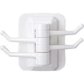 Jowxsx White Self Adhesive Hook Multifunctional Wall,Punch Free Strong Sticky Utility Heavy Duty,Coat Towel Seamless Hook,Waterproof Hanger for Bathroom,Kitchen,Home Hardware