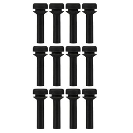 KWEOTUGO 12 Pack WB02X24790 Grate Rubber Feet Fits GE Gas Stove Top Range Grate Foot Rubber Pads GE Stove Parts Replaces 4455270 AP5989801 PS11729077 EAP11729077