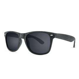 UrbanLens Reader Sunglasses for Man and Women Bifocal for Reading Under the Sun Vintage style glasses (Black Frame/Black Lens, 2.0, x)