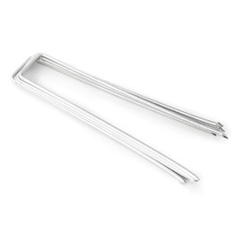 Avern 50 pack of 6 inch Galvanised Garden Securing Peg for weed fabric, netting, fleece, landscape fabrics, polythene sheeting, chicken wire, membrane (50, 6"/150mm, Galvanised Steel (Rust Protected))