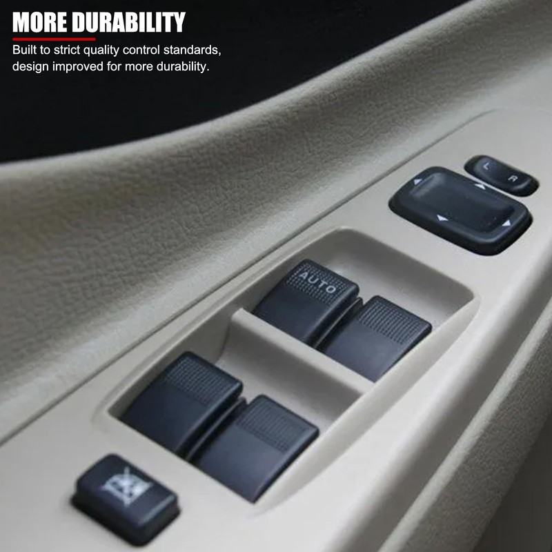 Window Switch,BP1E-66-350 Car Front Driver Side Window Control Switch for