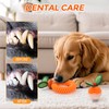 LIFLIX 2-Pack Durable Dog Teeth Cleaning Toys, Bite and Brush