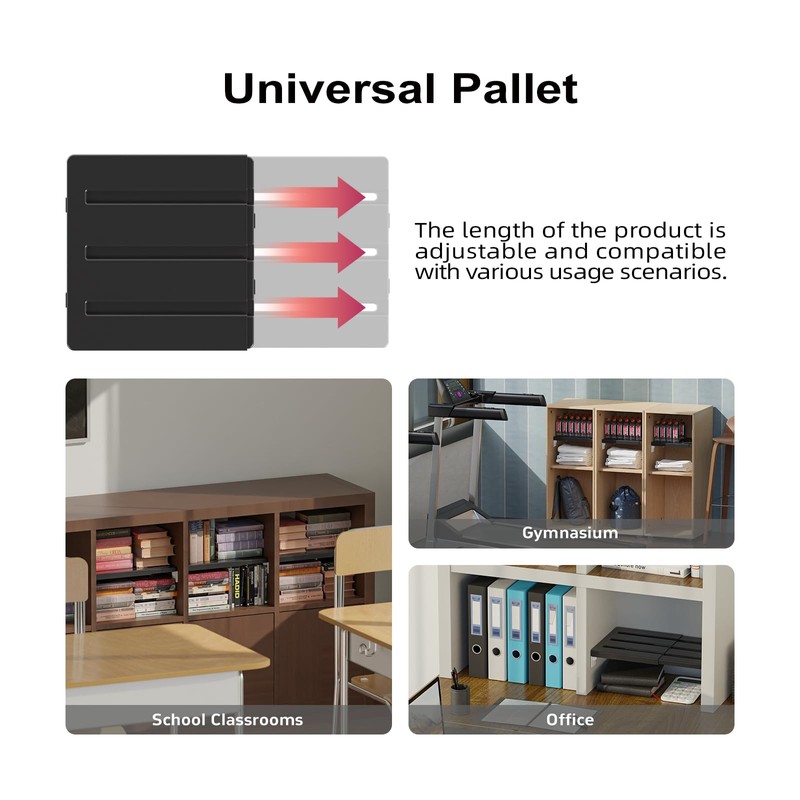 Booche Adjust-A-Shelf Locker Shelf, Extends to Fit Your Locker, Easy