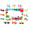 Relaxweex 13 Pcs Luau Photo Booth Props Hawaiian Party Decorations,