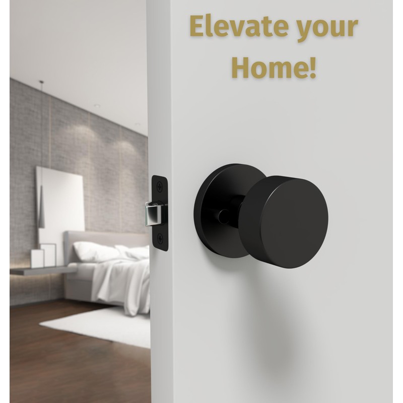 Mega Handles - Buena Privacy Door Knob for Hallway, Closet