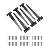 QWORK® 6Pcs T Hinges, Gate Hinges, Gate Hinges for Wooden