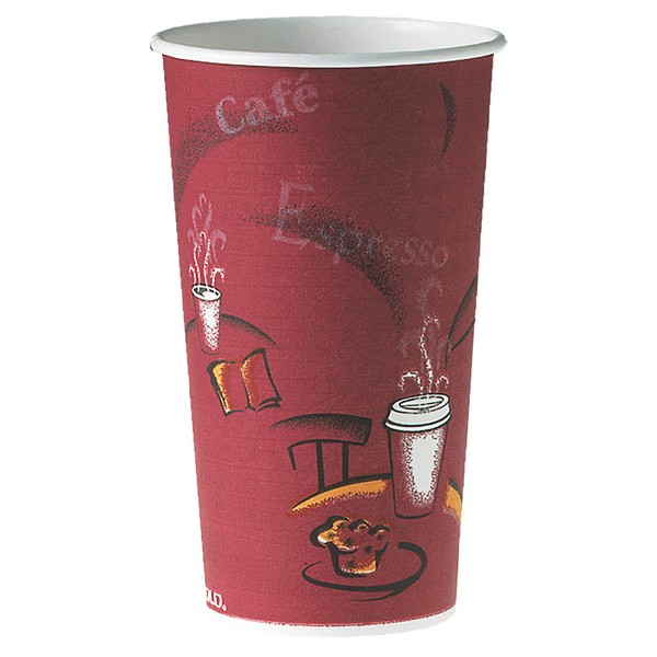 Solo 420SI-0041 20 oz Bistro SSP Paper Hot Cup (Case of 600)