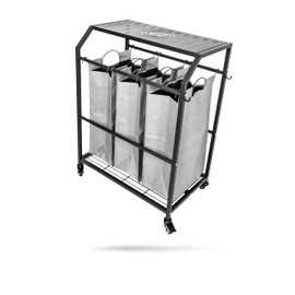 Adam's Polishes Detailing Towel Cart for Dirty Laundry, Cloths, Rags, Clothes, Hamper Basket in Garage, Laundry Room, Home, Storage Etc.