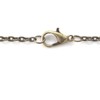 Damenkette mit Picasso-Jaspisperlen und tibetischen Bronzeperlen aus antiker Bronze