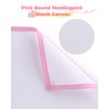 Zplontya Bound Needlepoint Canvas – 3 Pcs 18 Mesh Pink