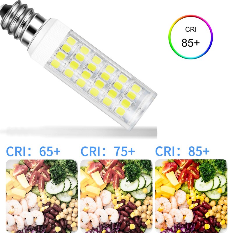 DiCUNO E12 5W LED Bulb, 50W Halogen Equivalent Daylight White
