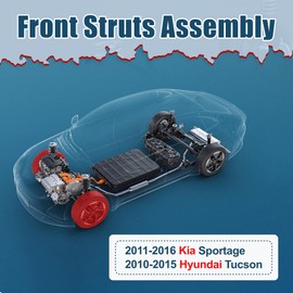 Vextone Front Struts Shock Absorbers - Fit for Hyundai Tucson 2010-2015, Kia Sportage 2011-2016 - Replace 172722 172723 Ready Strut (Set of 2)