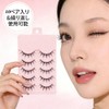 Samcos False Eyelashes, 10 Pairs, 2 Pack, 009, Small Devil