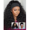 Nadula Water Wave Headband Wig Human Hair with Drawstring –