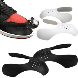 Par Protector De Tenis Antiarrugas Shoe Shield Sneaker 2pz Protectores De Pliegues De Zapatos Antiarrugas Contra Pliegues De Zapatos, Evite La Hendidura De Pliegues De Zapato (Blanco L)