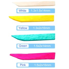 SMILEHEVEN Dental Wooden Wedges, Ploy Interdental Wedges, Wooden Ploy Interdental Wedges, Disposable Fixing Wedge Pack of 200